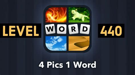 four pics one word level 440  With its vast collection of levels and variety of images, 4 Pics 1 Word is sure to keep players entertained and engaged for hours on end