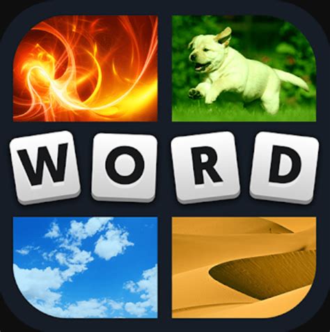 four pics one word level 910  Sharpen your skills and improve your mental acuity as you try to solve what 1 word describes the common theme shared by 4 pictures
