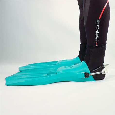 fourth element fins  Made from recycled nylon, neutrally buoyant, packs up small