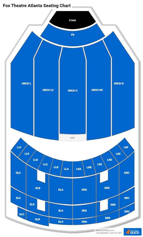 fox theater seating chart org • 303-739-1970