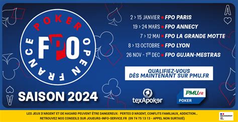 fpo montmartre  From 2 to 15 January 2023 PMU, TexApoker and Club Circus Paris look forward to seeing you for the France Poker Open