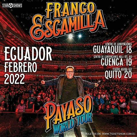 franco escamilla tour 2023 usa  Franco Escamilla tour 2023