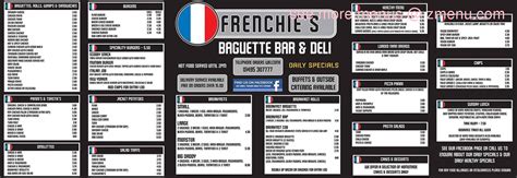 frenchies ebbw vale menu Deano’s