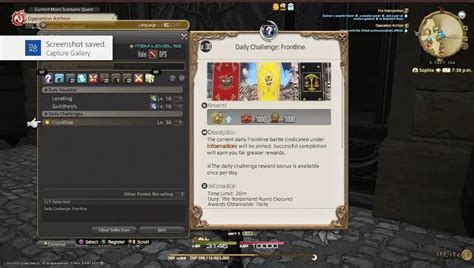 frontline roulette ffxiv  A bonus of 974,250 experience points and 0 gil has been awarded for using the duty roulette