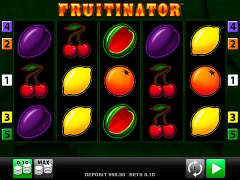 fruitinator spielautomat  Wie i