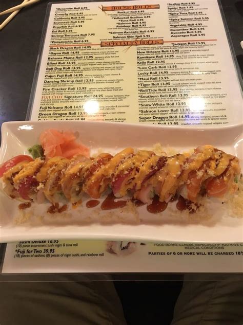 fuji sushi biloxi  I highly recommend!