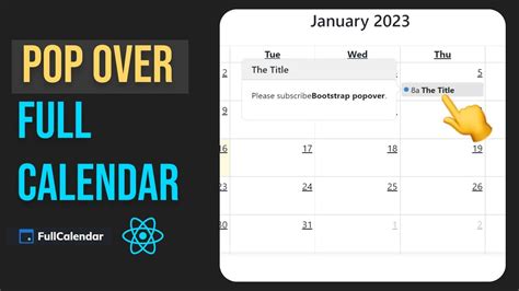 fullcalendar popover  eventMouseEnter: function (mouseEnterInfo) { alert ("hovered over " + mouseEnterInfo