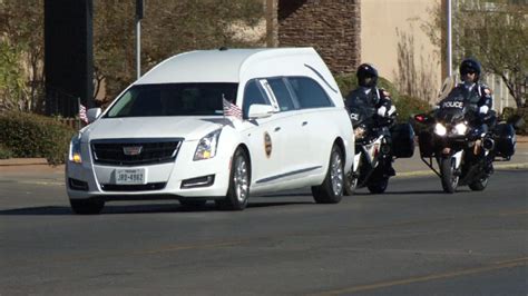 funeral today with police escort  Kevin Davis