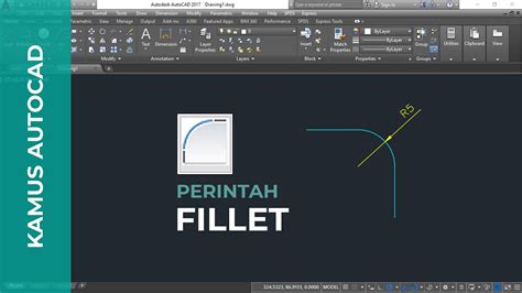 fungsi fillet pada autocad  diiaktipkan wajib