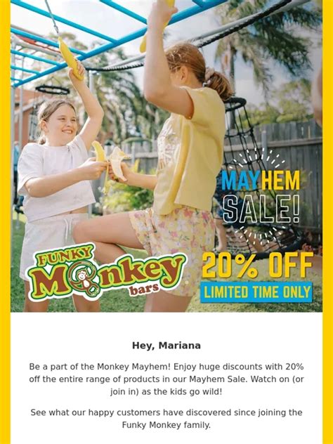 funky monkey bars discount code  This was a main goal for getting them