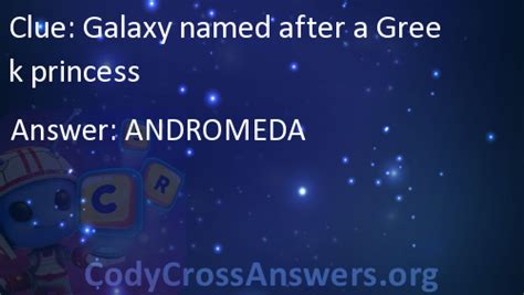 galaxy named after a greek princess  So please
