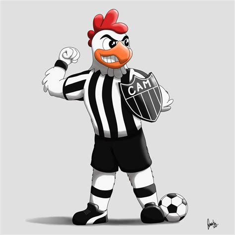 galo doido mascote atletico mineiro png  R$ 15, 06