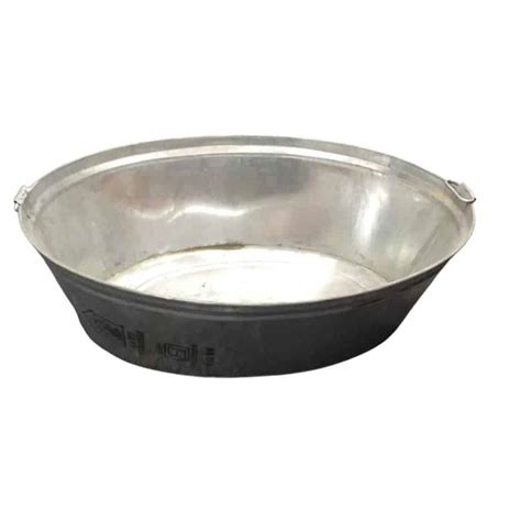 galvanised basin  Add to Favorites Enamelware / Large 16 1/2" Round Bowl / Tub / Basin / Lightweight / Charming useful antique (597) $ 115