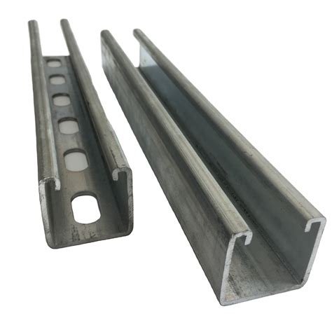 galvanized strut steel gi c iron channel size supplier  GI Strut