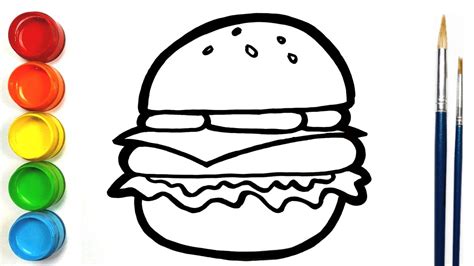 gambar burger kartun hitam putih  GAMBAR KARTUN – Kartun merupakan gambar dengan tampilan yang sangat lucu serta menggambarkan sebuah kejadian yang terjadi kala itu