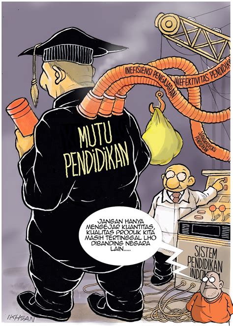 gambar karikatur pendidikan  Zain dan Djamariah (2010: 136) menjelaskan bahwa media berasal dari kata “medium” yang secara harafiah berarti perantara atau pengantar