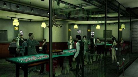 gambling hall yakuza kiwami  Location: In Sotenbori, the Casino is in "Yotsudera Kaikan", a building in the southwest area