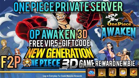 game one piece private server  10