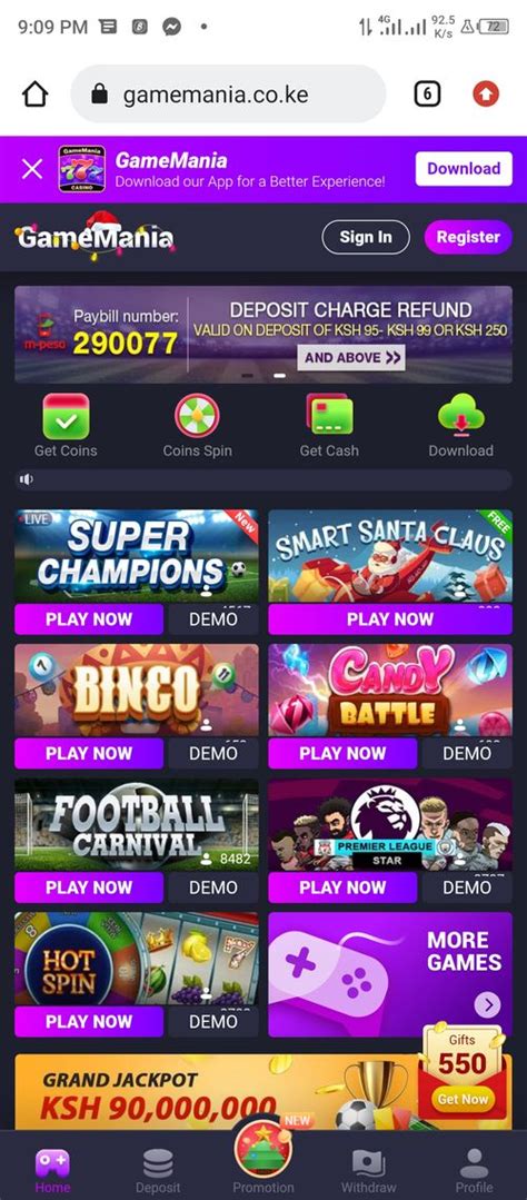 gamemania co ke all games GameMania | Kenya best and safest online casino betting siteGamemania is the best and safest online casino betting site of Kenya including online casino, betting site, fruit slots and also high odds! I invite you to join me in Winning Big at Gamemania! Get up to Ksh