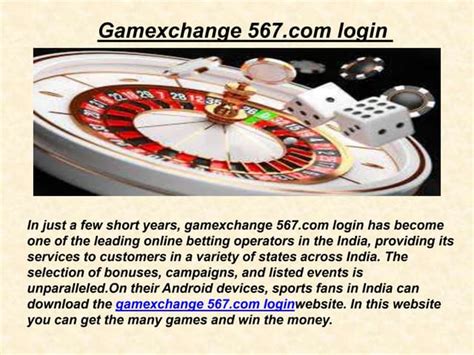 gamexchange 567.com login  Research and publish the best content