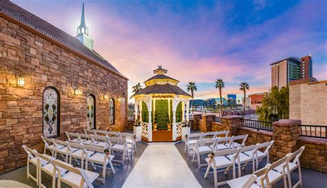 gazebo weddings in las vegas What Viva Las Vegas Wedding Chapel Does Best: Convenience! Their drive-up weddings can be done in minutes in a 1964 Cadillac! Check Prices at Viva Las Vegas Chapel