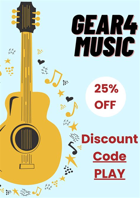 gear4music discount code  The best discount you can get in Extra 50% discount Summer Sound Offer is 34% OFF