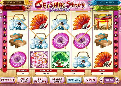 geisha story jackpot kostenlos spielen Geisha Story slot online cassino gratis