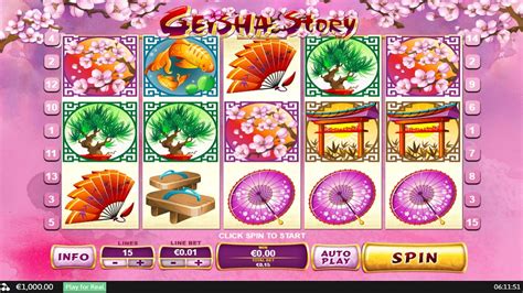 geisha story playtech  With a bonus round and progressive jackpot, the Geisha Story slot machine online is yet another hit from Playtech that has all of the smooth gameplay and great features that people have come to expect