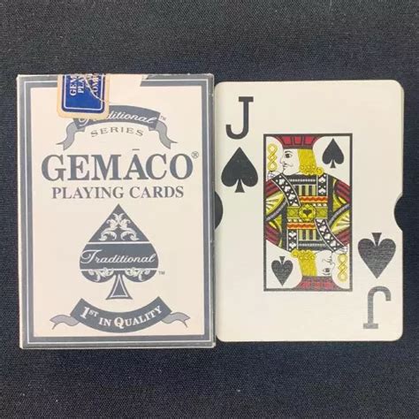 gemaco playing card  The bridge size playing cards are 2