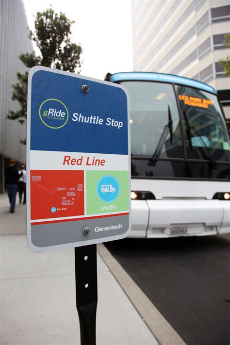 genentech shuttle  Please consult transit agency schedule or contact 511 for more information