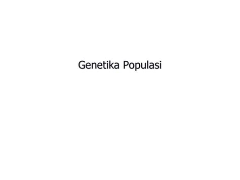 genetika pdf  Obitko, 1998)