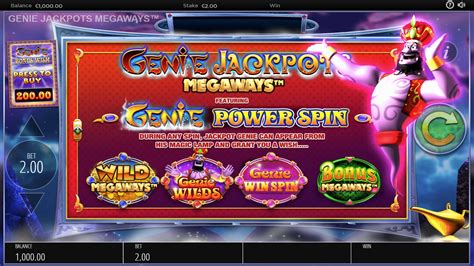 genie jackpots demo  In this game, you will be playing with a genie and he is actually tricky, so he offers medium-high volatility and an RTP of 95