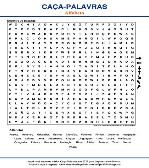 gerador de caça palavras difícil pdf; Outros caça palavras para imprimir