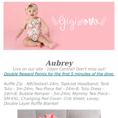 gigi and max coupons Worth the Wait - Newborn onesie only