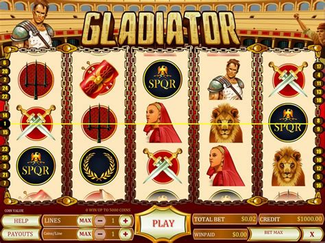 gladiator machine à sous gratuite en ligne  Vous réaliserez toute la tension, les