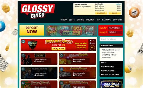 glossy bingo lobby Rewards include bonus credit for all the best bingo games and