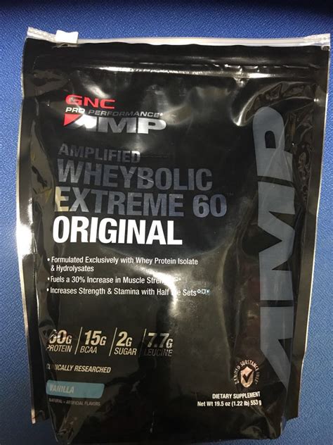 gnc amplified wheybolic extreme 60 review  Shop for GNC AMP Wheybolic® Alpha with MyoTOR®- Cookies And Cream at GNC today