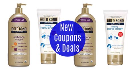 gold bond coupon code  pump bottle of Gold Bond Healing Lotion With Aloe ; Gold Bond Lotion hydrates with 7 moisturizers and 3 nourishing vitamins ; Gold Bond Healing Lotion softens and nourishes for healthy-looking skin ; This Gold Bond Hand Lotion has been tested by dermatologists and is hypoallergenicYou can easily access coupons about "Free Printable Gold Bond Coupons" by clicking on the most relevant deal below