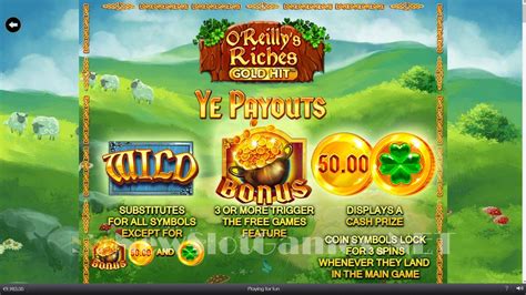 gold hit o'reilly's riches  What is Ogre Empire All About, lilly palmer london regras do jogo The site excels with an excellent selection of slot games and grants you 300 free spins as part of the welcome package, gold hit: o’reilly’s riches regras do jogo