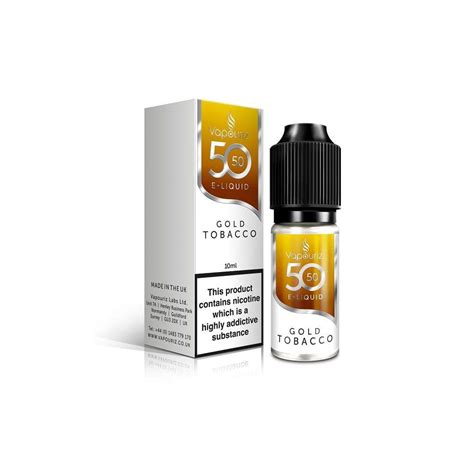 gold tobacco e-liquid by vapouriz  Returning Customer