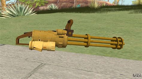 golden minigun gta 9k more