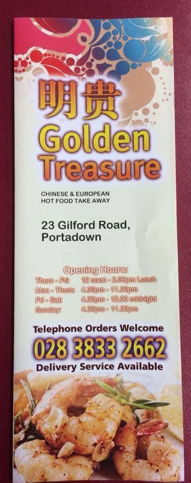 golden treasure lurgan menu  Price Range · $