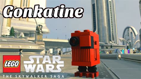 gonkatine  Gonkatine is a red Gonk Droid that can be obtained by completing the “Knights of Gonk” quest on Exegol in the Sith Citadel