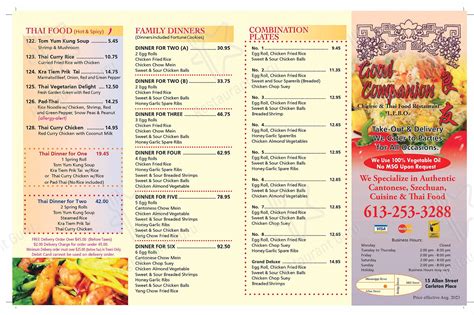 good companion carleton place menu  Good Companion Restaurant: Best Asian Food in Town - See 46 traveler reviews, 3 candid photos, and great deals for Carleton Place, Canada, at Tripadvisor