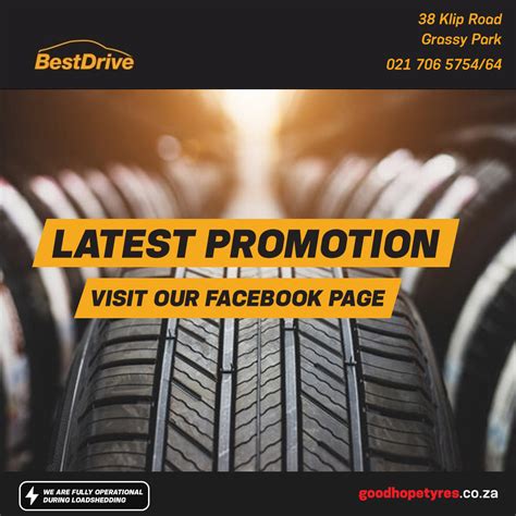 goodhope tyres grassy park (best drive)  Prices valid at ALL Goodhope Tyres stores