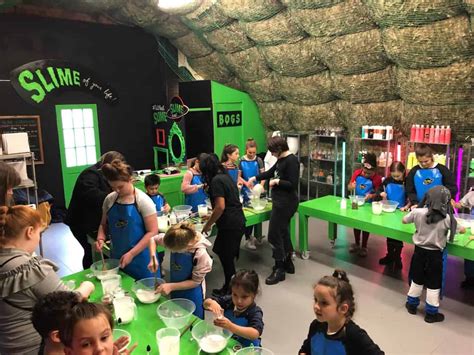 gootopia brixton (previously slime planet) london  The company runs workshops for children to make and play with their own slime and also offers ‘Wine and Slime’ and ‘Slimefulness’