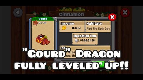 gourd dragon dragonvale For example, if you were to breed a Fire Rift Dragon with a Plant Rift Dragon and the Rift alignment was Metal, the resulting dragon has a chance to acquire the Fire, Plant, or Metal Traits