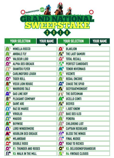 grand national sweepstakes  Would $1,000,000