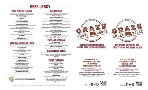 graze smokehouse cedarhurst menu  Mexican & Tex-Mex