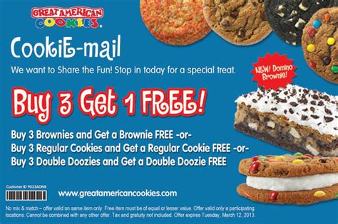 great american cookie coupon code july 2023 Save with Great American Cookies Coupons & Promo codes coupons and promo codes for July, 2023